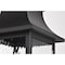 Nuvo Austen Outdoor Post Lantern 1 Light Matte Black 60/5995 - alternate 7